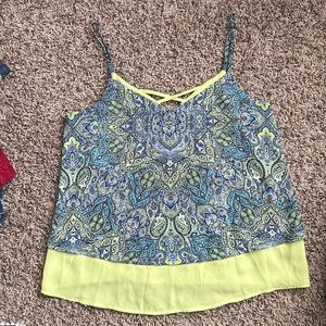 Maurice’s Green and Blue Tank Top